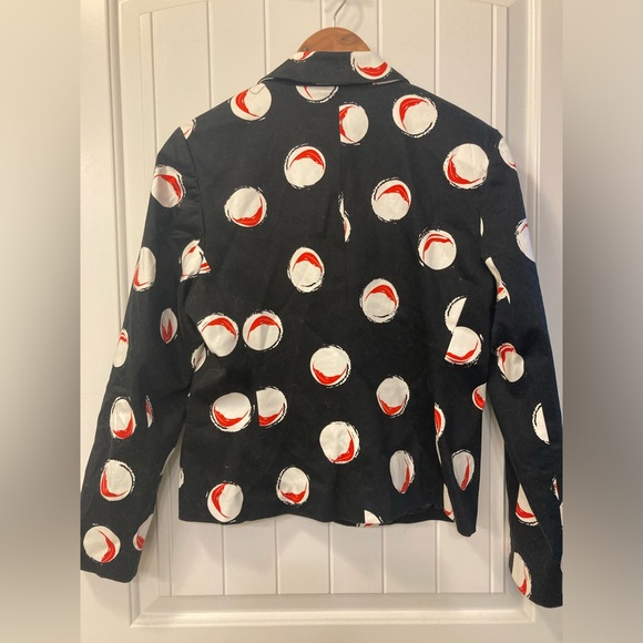 Black Polkadot Blazer - Picture 3 of 5